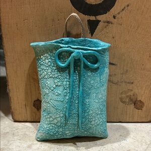 Vintage Handmade Decorative Wall Hung Pocket Vase